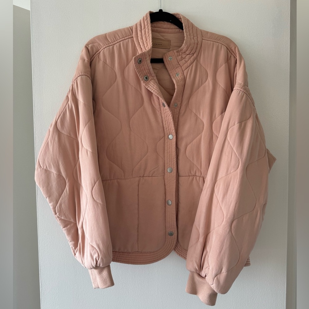 BlankNYC Pink Baseball Jacket